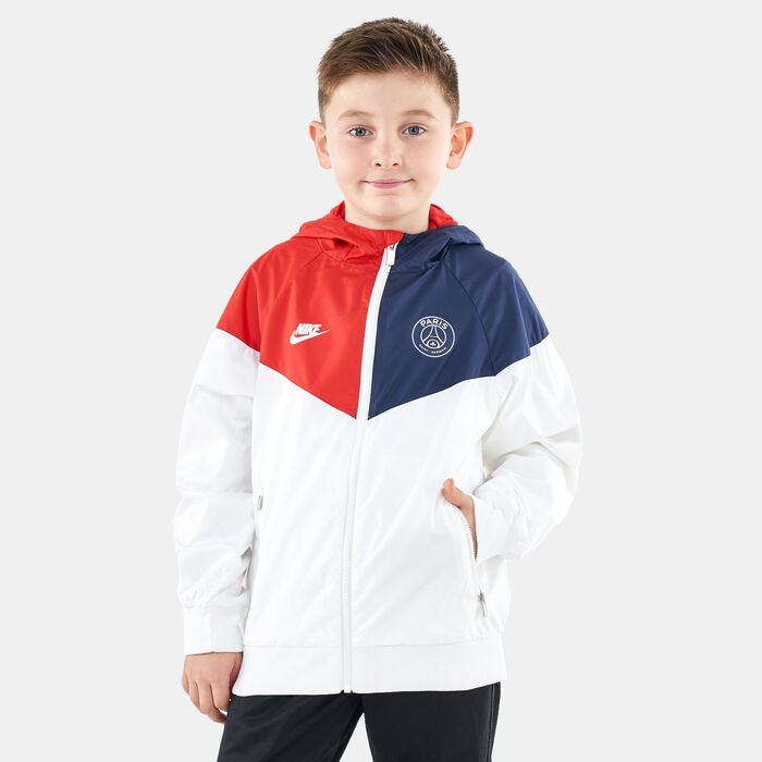 discordia chorro Telégrafo Nike Kids' Paris Saint-Germain Windrunner Jacket (Older Kids)