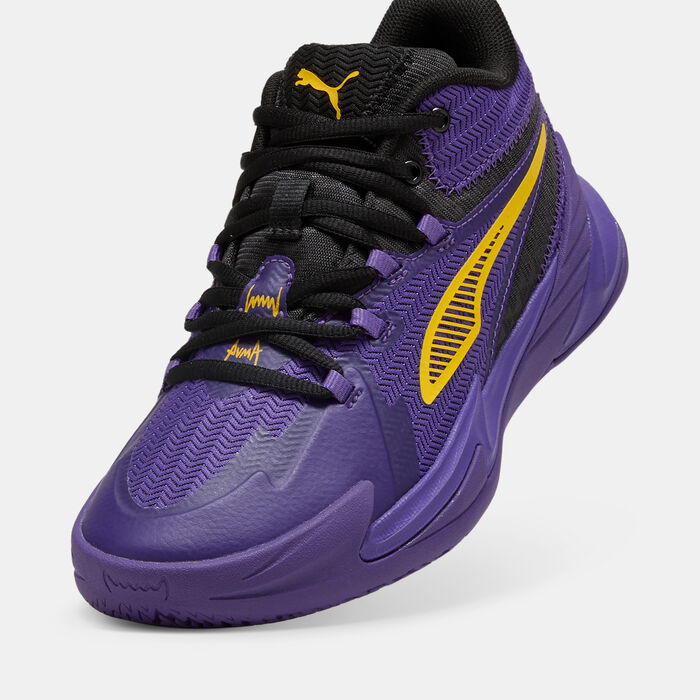 PUMA Men's Dagger Basketball Shoes Black PUMA Men's Dagger Basketball Shoes Black image number 4