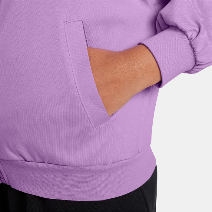 Nike Kids' Sportswear Full-Zip Hoodie Pink image number 2