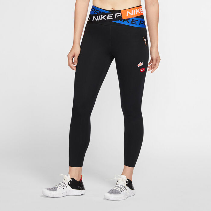 Nike Womens Black Tight Fit Icon Clash Leggings Full Length Sz XLarge XL  6461-10