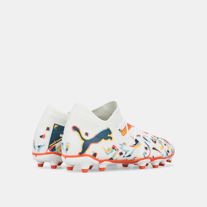 PUMA Kids' Future 7 Match Creativity Multi-Ground Football Shoes White image number 4