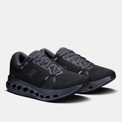On Women's Cloudsurfer 2 Running Shoes Black On Women's Cloudsurfer 2 Running Shoes Black