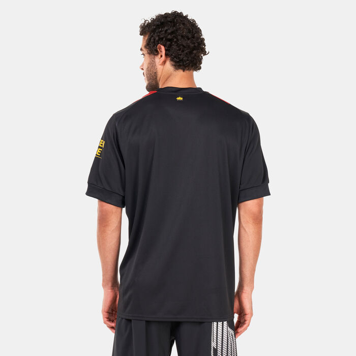 PUMA Men's Manchester City F.C. Replica Away Jersey - 2022/23 Black image number 1