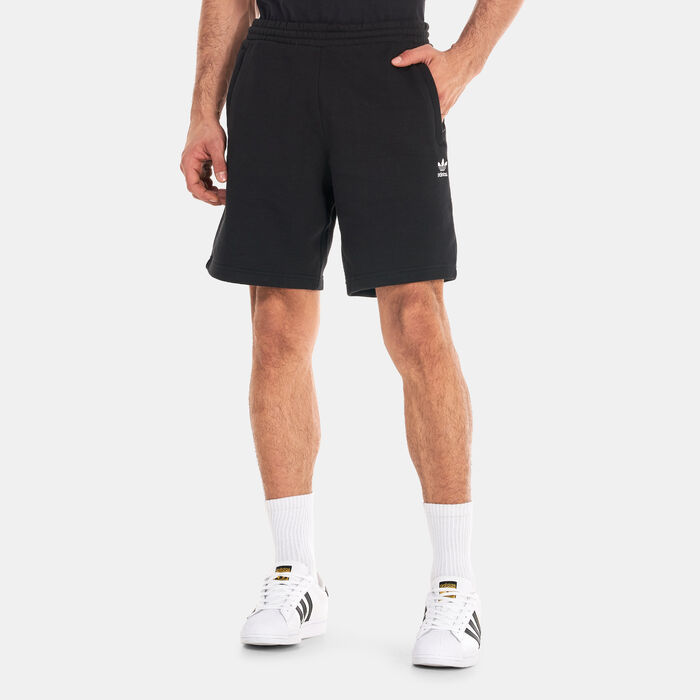 adidas Originals Men's Trefoil Essentials Shorts Black adidas Originals Men's Trefoil Essentials Shorts Black image number 0