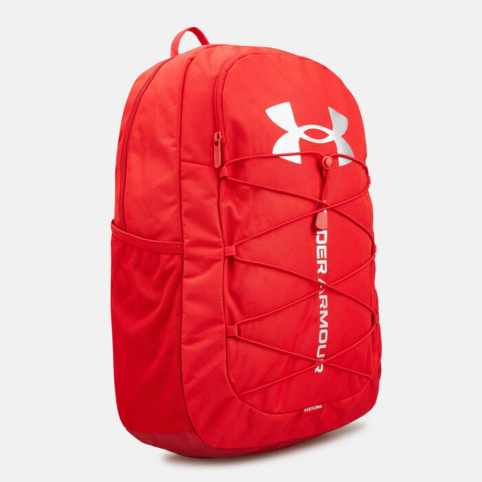 Under Armour UA Hustle Sport Backpack Red Under Armour UA Hustle Sport Backpack Red image number 2