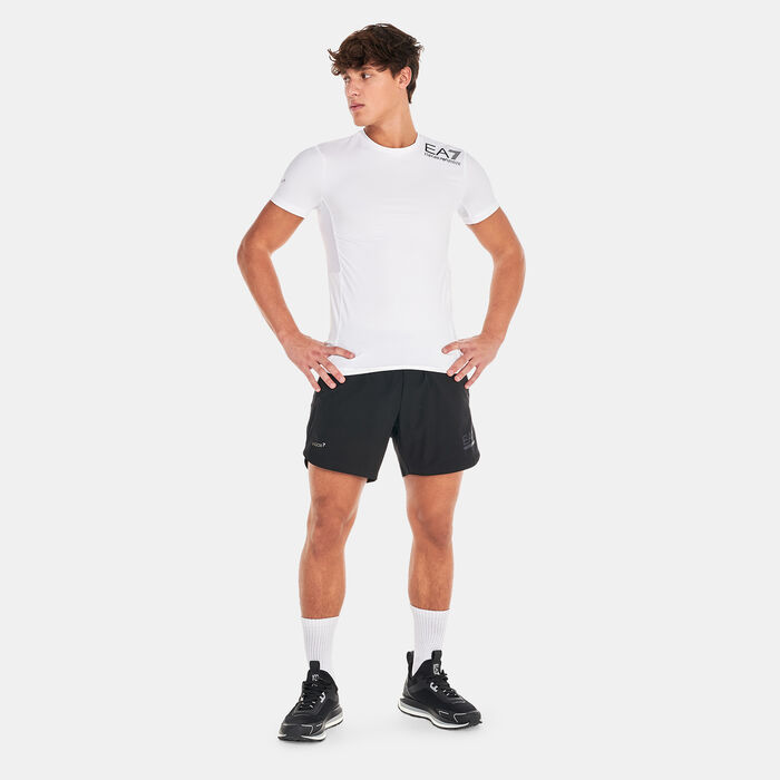 EA7 Emporio Armani Men's Vigor7 Training T-Shirt White EA7 Emporio Armani Men's Vigor7 Training T-Shirt White image number 2