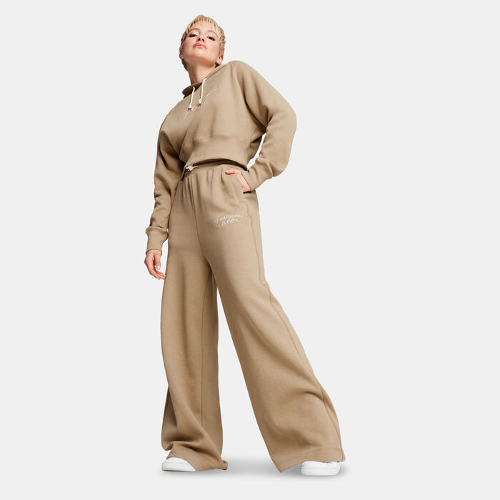 PUMA Women's Classics+ Sweatpants Brown PUMA Women's Classics+ Sweatpants Brown image number 2