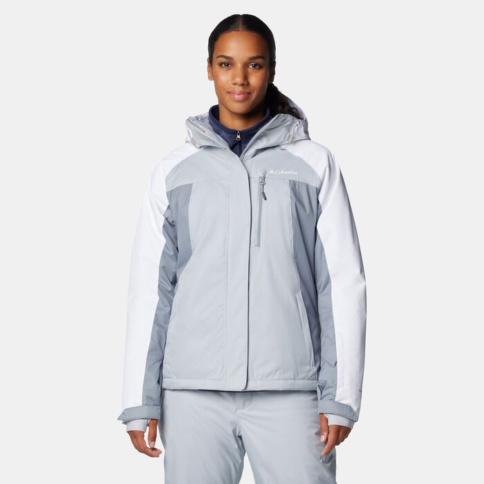 Columbia Women's Snowy Summit Insulated Hiking Jacket Grey Columbia Women's Snowy Summit Insulated Hiking Jacket Grey image number 0