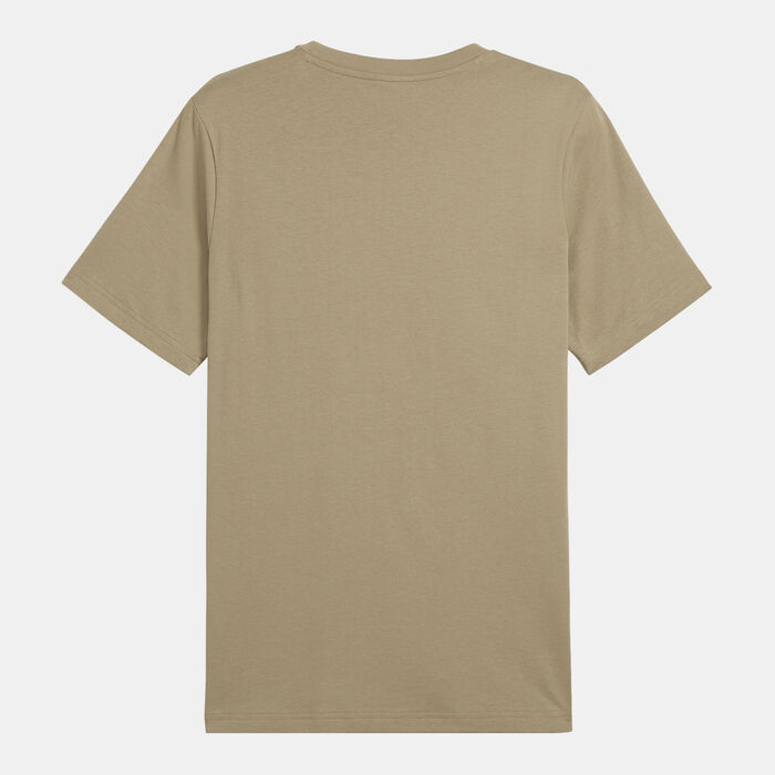 PUMA Men's Open Road Mountain Graphic T-Shirt Brown image number 1