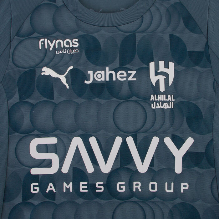 PUMA Kids' Al Hilal 25/26 3rd Replica Football Jersey Grey image number 2