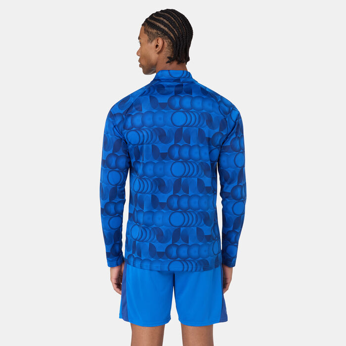 PUMA Men's Al Hilal 1/4 Zip Training Football Top Blue PUMA Men's Al Hilal 1/4 Zip Training Football Top Blue image number 1