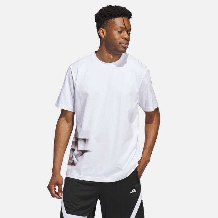 adidas Originals Men's Trae Foundation T-Shirt White adidas Originals Men's Trae Foundation T-Shirt White image number 0