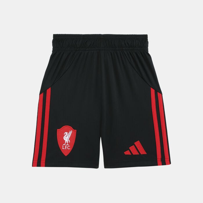 adidas Kids' Liverpool 25/26 Away Replica Football Shorts Black adidas Kids' Liverpool 25/26 Away Replica Football Shorts Black image number 0