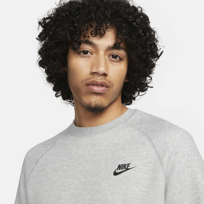 Nike Men's Sportswear Tech Fleece Crew Grey image number 2