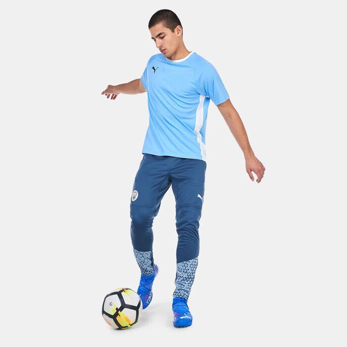 PUMA Men's Manchester City F.C. Training Pants Blue PUMA Men's Manchester City F.C. Training Pants Blue image number 4