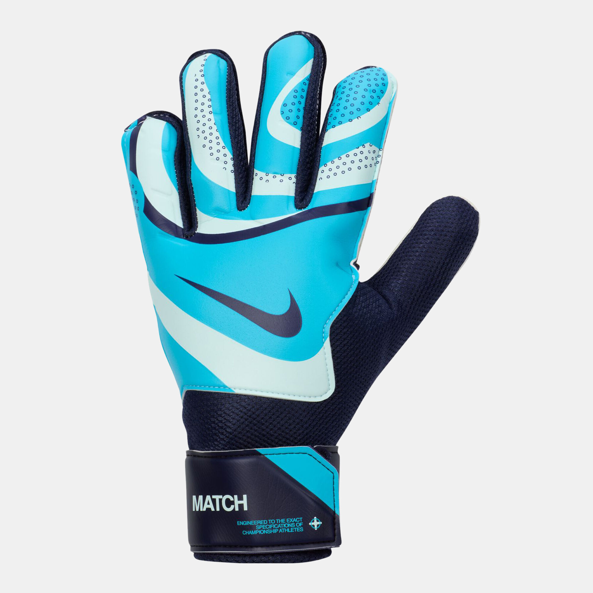 Match Football Goalkeeper Gloves Blue Nike in KSA SSS