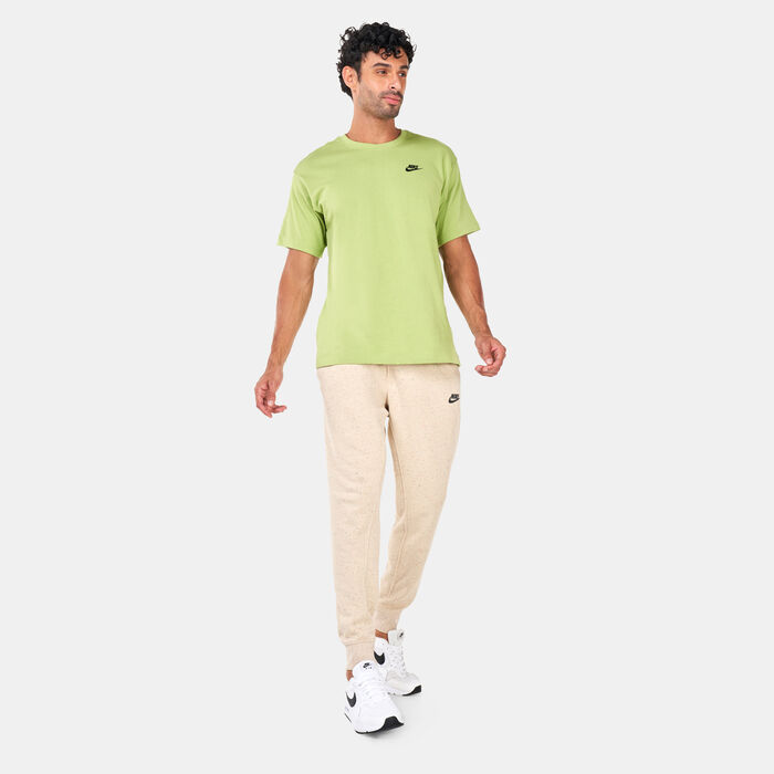 Nike Men's Sportswear Lightweight Knit T-Shirt Orange image number 2