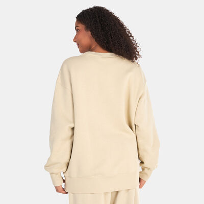 Nike Women’s Sportswear Phoenix Fleece Oversized Sweatshirt Beige