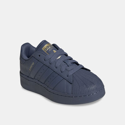 adidas Originals Kids' Superstar XLG Shoes Blue adidas Originals Kids' Superstar XLG Shoes Blue