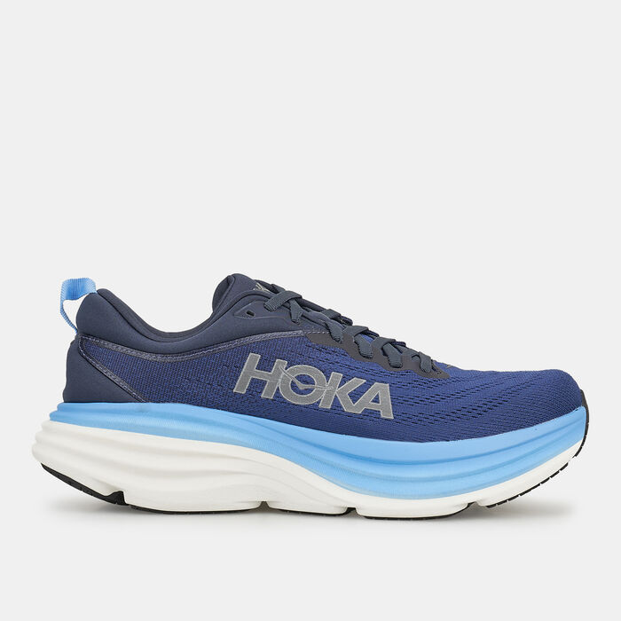 HOKA Men's Bondi 8 Shoe Grey HOKA Men's Bondi 8 Shoe Grey image number 0