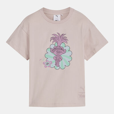 PUMA Kids' x Trolls Graphic T-Shirt Pink
