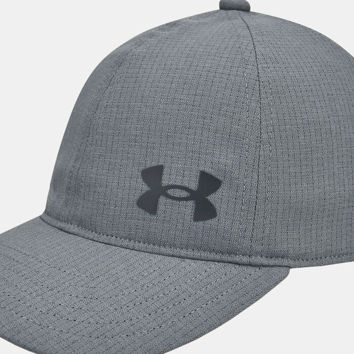 Under Armour Kids' UA Armourvent™ Adjustable Cap Grey Under Armour Kids' UA Armourvent™ Adjustable Cap Grey image number 2