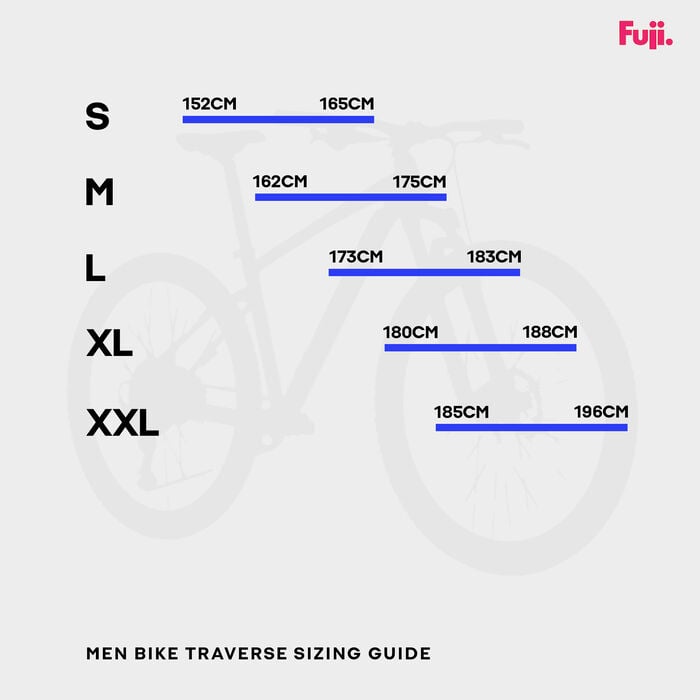 Fuji Men's Traverse Mountain Bike Blue Fuji Men's Traverse Mountain Bike Blue image number 5