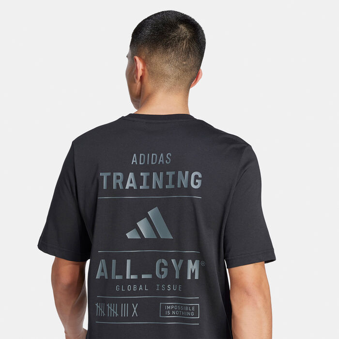adidas Men's All-Gym Category Graphic T-Shirt Black image number 4