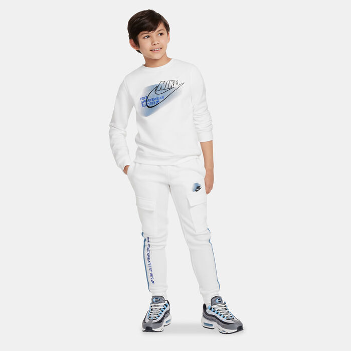 Nike Kids' Sportswear Standard Issue Cargo Pants White image number 2