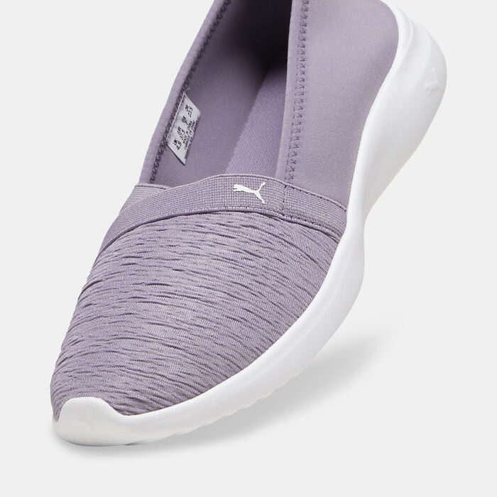 PUMA Women's Adelina Slip-On Shoe Purple image number 4