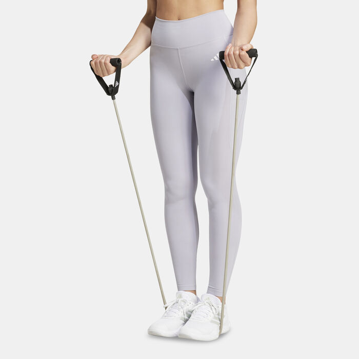 adidas Women's Optime Essentials Training Leggings Grey adidas Women's Optime Essentials Training Leggings Grey image number 0