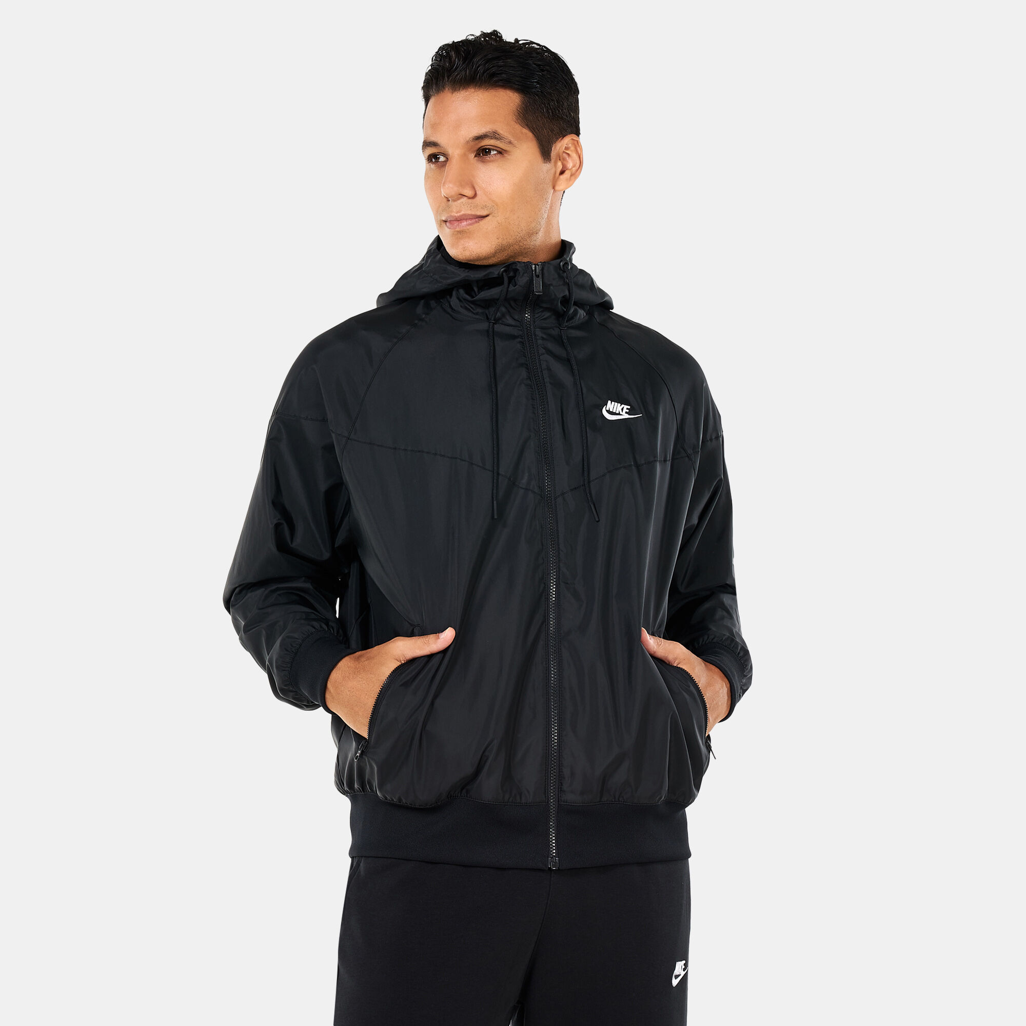 Buy Nike Men s Sportswear Windrunner Hooded Jacket Black in KSA SSS