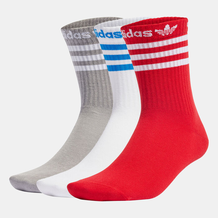 adidas Originals Men's Crew Socks (3 Pairs) Multi-Color image number 0