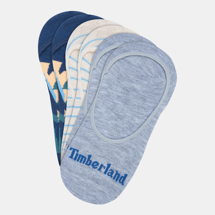 Timberland Women's Tropics No-Show Socks (3 Pack) Blue image number 0