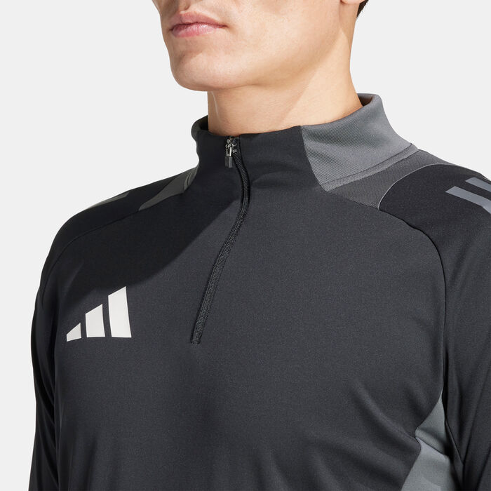 adidas Men's Tiro 24 Competition 1/4-Zip Football Top Black adidas Men's Tiro 24 Competition 1/4-Zip Football Top Black image number 3