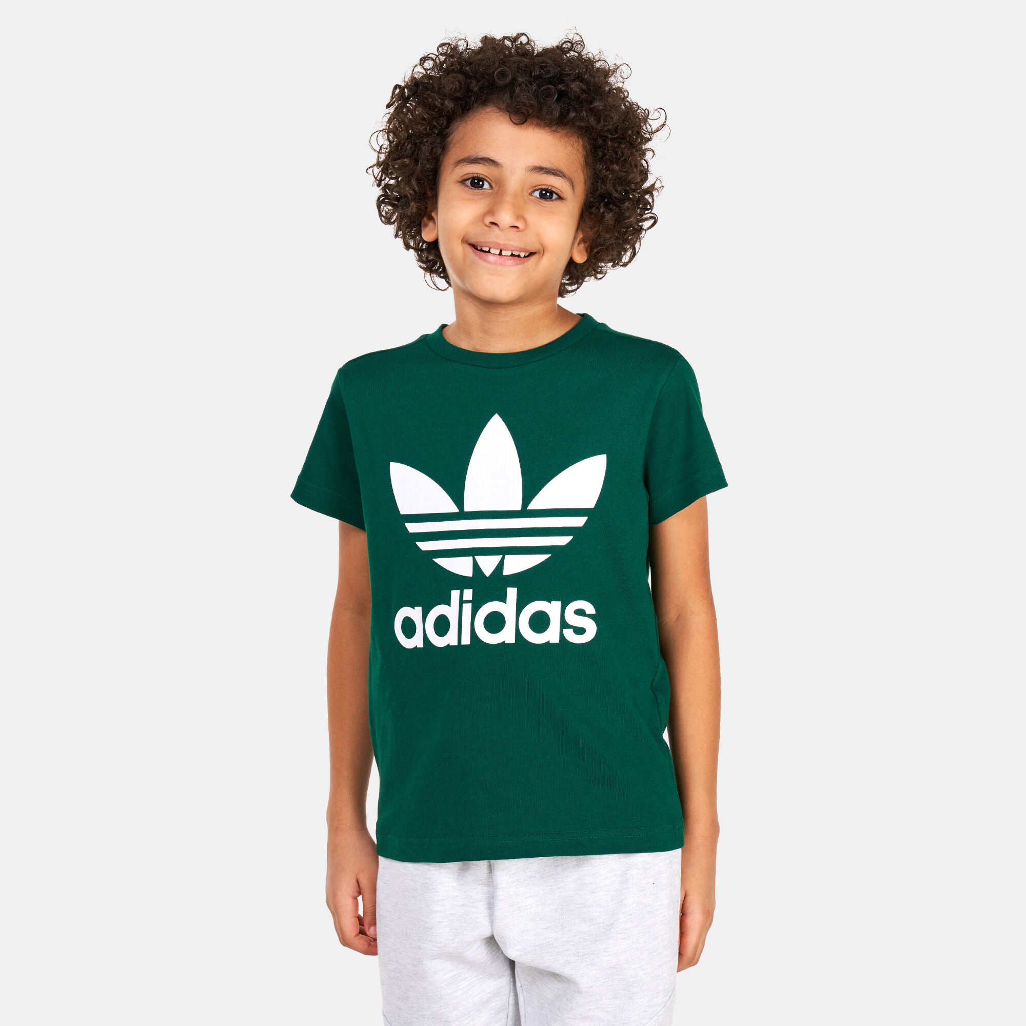 Adidas trefoil tee kids on sale
