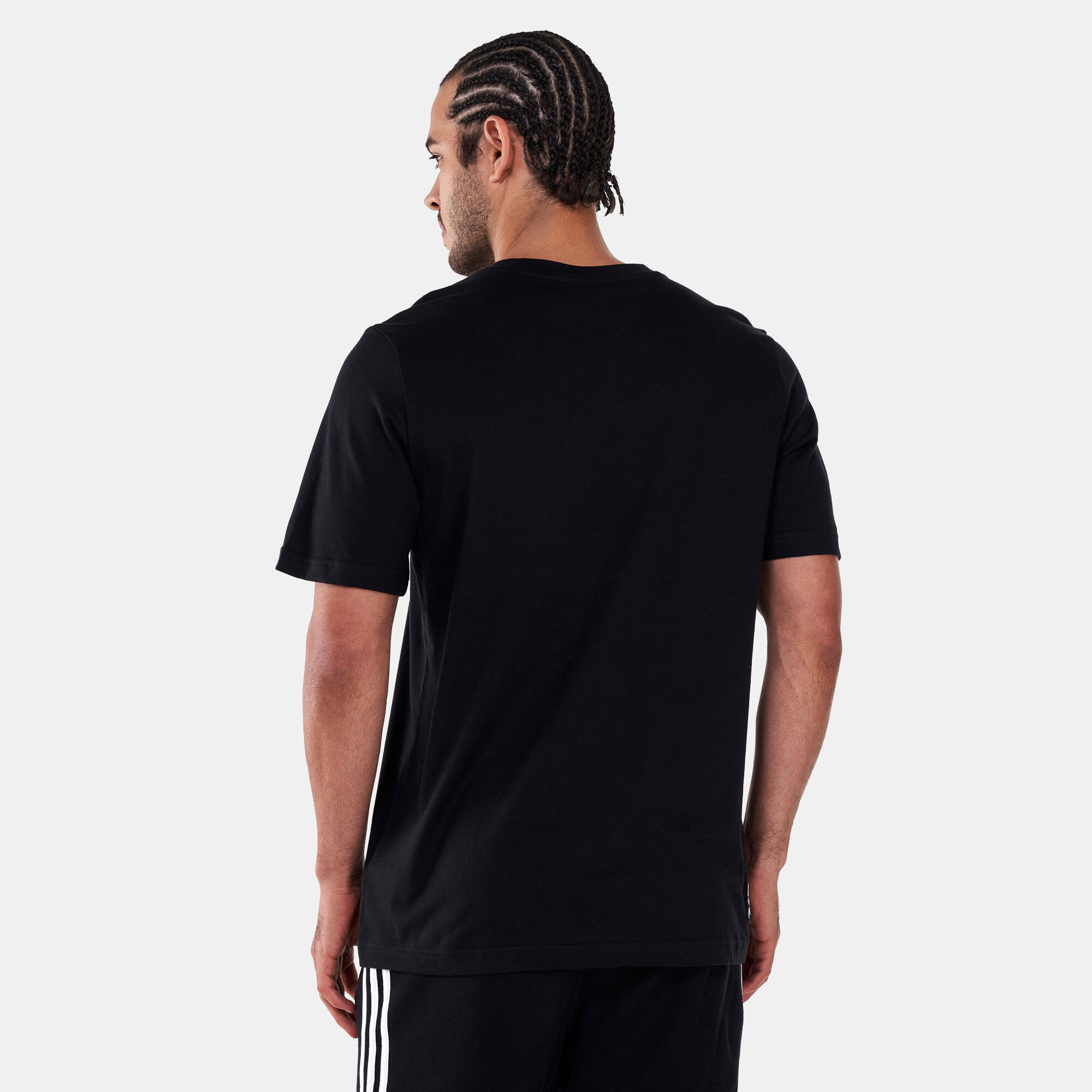Adidas originals t-shirt outline trefoil logo black du8145 shop