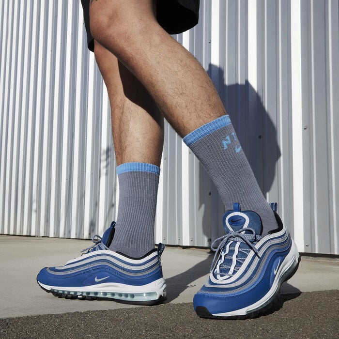 Nike Men's Air Max 97 Shoes Blue Nike Men's Air Max 97 Shoes Blue image number 1