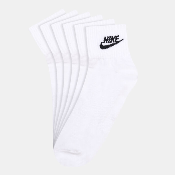 Nike Sportswear Everyday Essential Ankle Socks (3 Pack) White Nike Sportswear Everyday Essential Ankle Socks (3 Pack) White image number 1