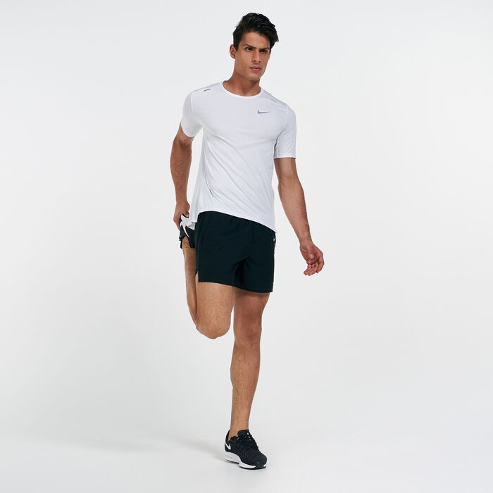 Nike Men's Dri-FIT Rise 365 T-Shirt White Nike Men's Dri-FIT Rise 365 T-Shirt White image number 2