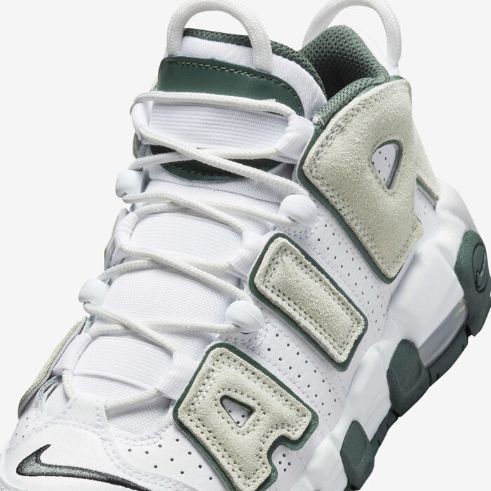 Nike Kids' Air More Uptempo Shoes White image number 6