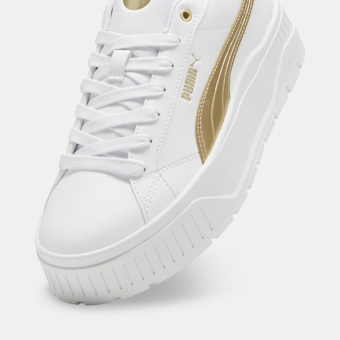 PUMA Women's Karmen II Metallic Dream Shoes White PUMA Women's Karmen II Metallic Dream Shoes White image number 4