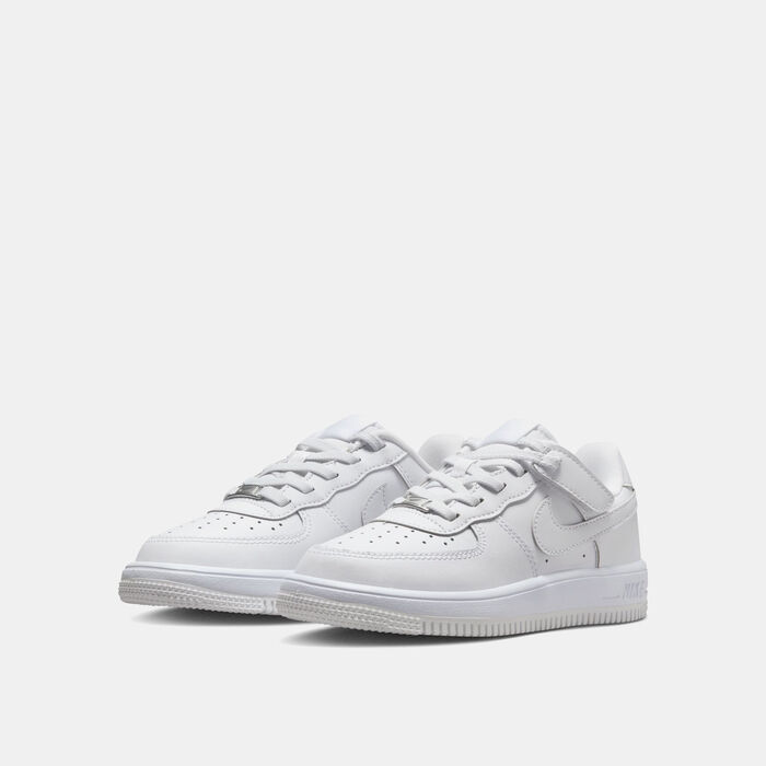 Nike Kids' Force 1 Low EasyOn Shoes White Nike Kids' Force 1 Low EasyOn Shoes White image number 1