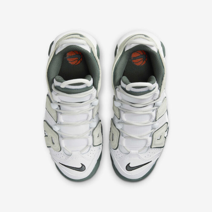 Nike Kids' Air More Uptempo Shoes White image number 3