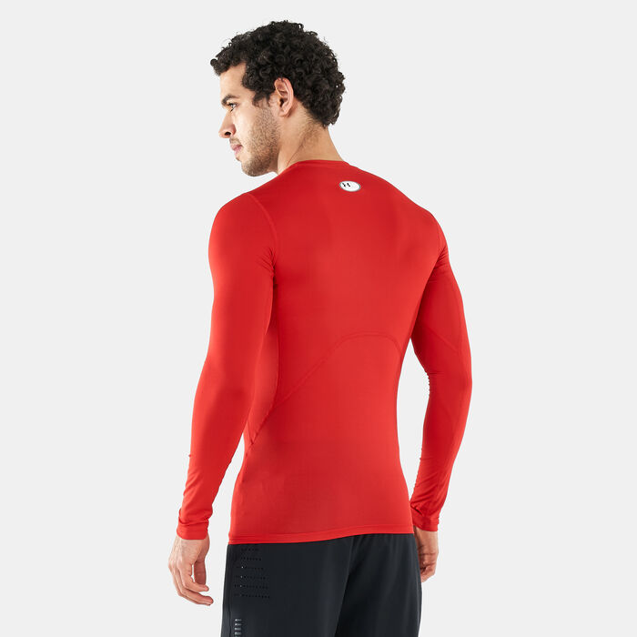 Under Armour Men's HeatGear Armour Training Top Red image number 1