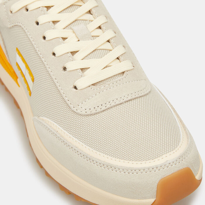 Tommy Hilfiger Women's Recycled Textile Cleat Runner Shoes Brown image number 4