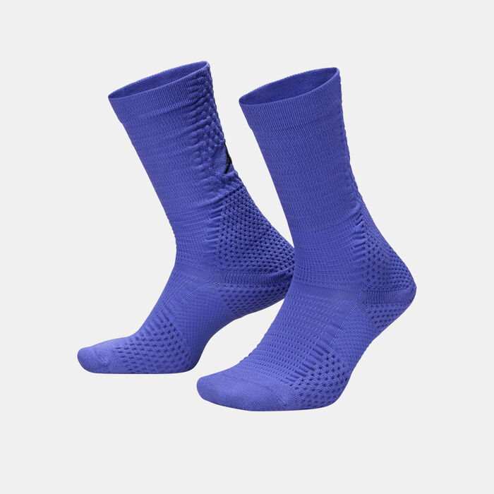 Jordan Unicorn Dri-FIT ADV Cushioned Crew Socks (1 Pair) Purple Jordan Unicorn Dri-FIT ADV Cushioned Crew Socks (1 Pair) Purple image number 2