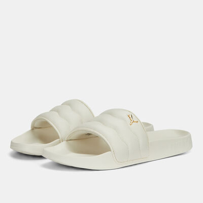 PUMA Women's Leadcat 2.0 Puffy Slides Beige PUMA Women's Leadcat 2.0 Puffy Slides Beige