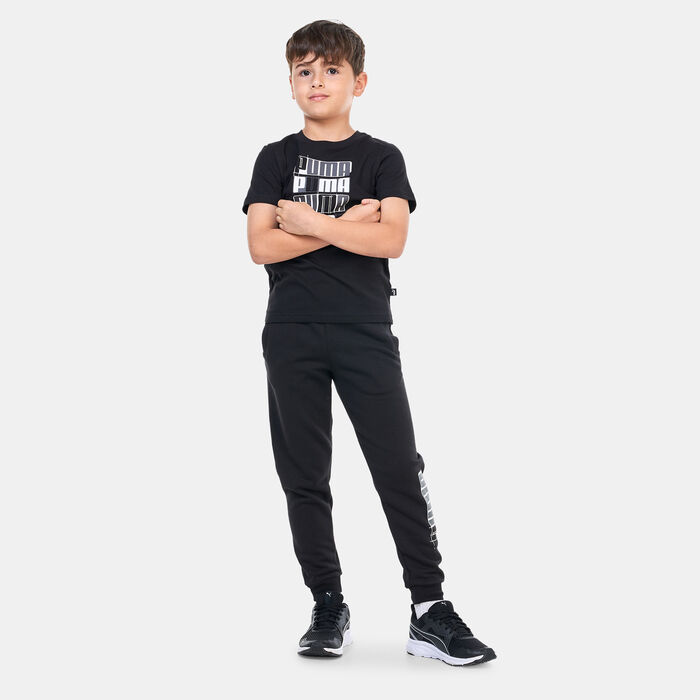 PUMA Kids' Essentials+ Logo Lab T-Shirt Black image number 2