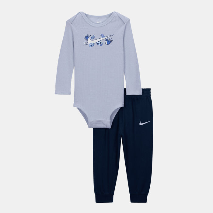 Nike Kids' Play For All Bodysuit and Pants Set Blue image number 0
